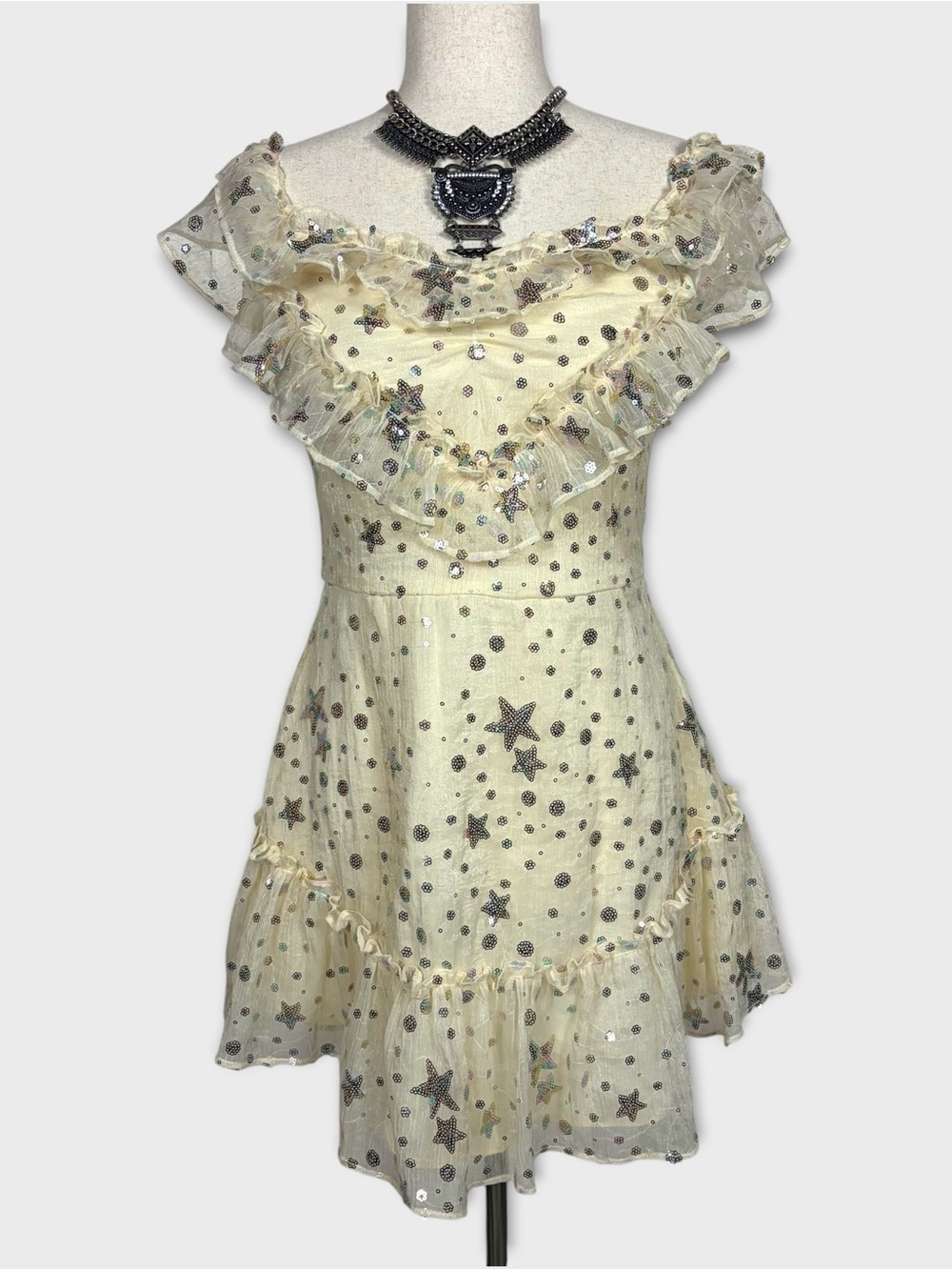 Majorelle Gracie Mini Dress in Fairy Small Coquette Feminine Romantic Ethereal